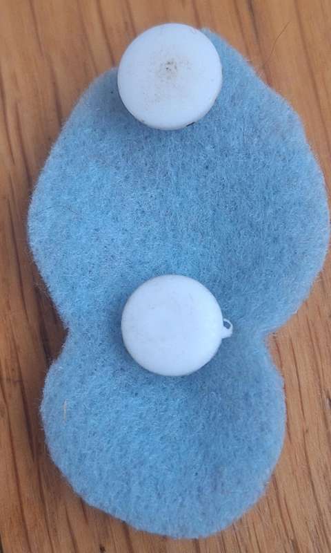 SADF - ANTI AIR ARTILLERY BERET / COLLAR BADGE - PINS INTACT