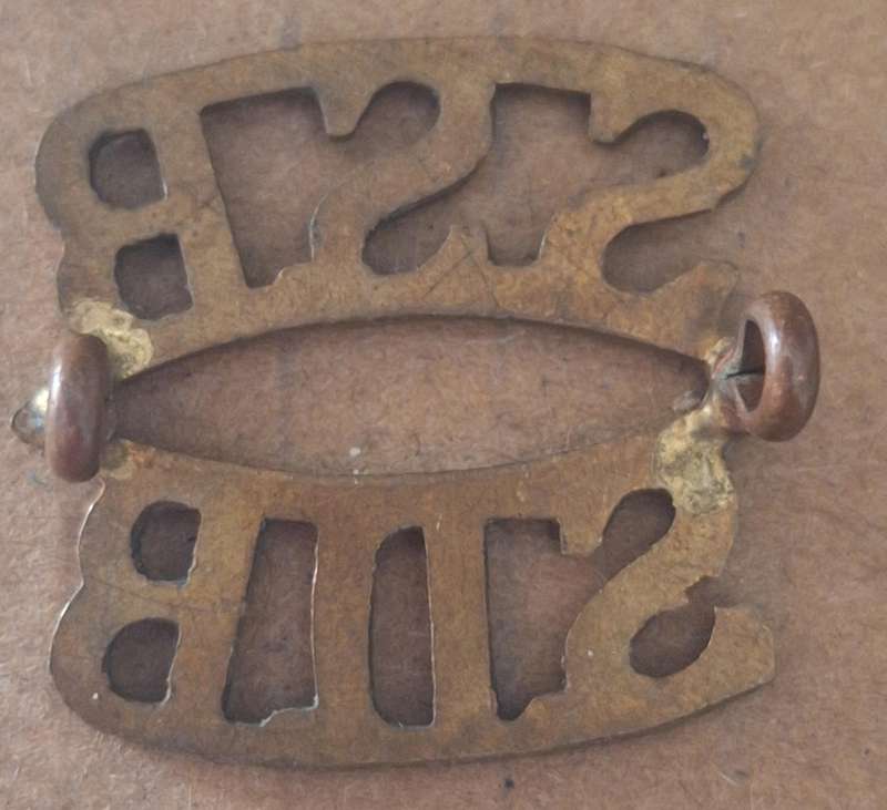 SADF - SINGLE SSB/SDB SHOULDER TITLE - LUGS INTACT