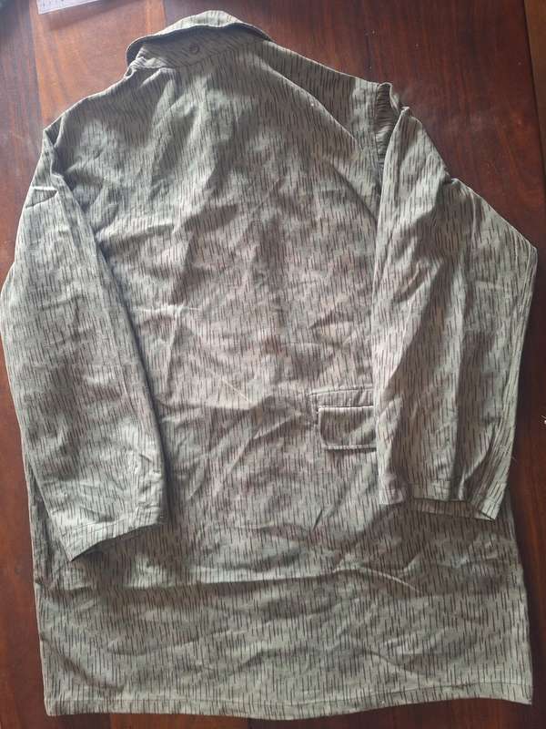 CZECH M60 PATTERN FIELD JACKET - NO LINER (RAINDROP CAMO) - 65cm ARMPIT TO ARMPIT (Fits 3XL)