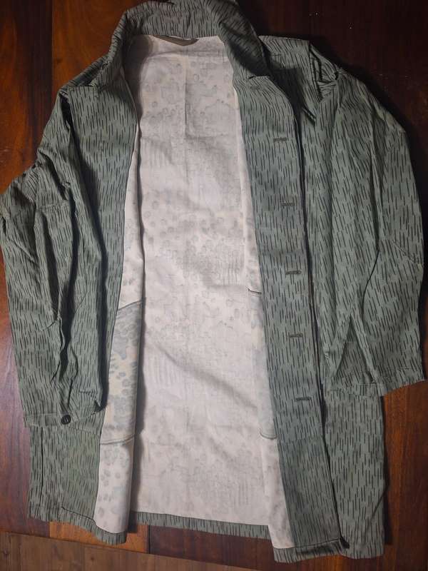 CZECH M60 PATTERN FIELD JACKET - NO LINER (RAINDROP CAMO) - 65cm ARMPIT TO ARMPIT (Fits 3XL)