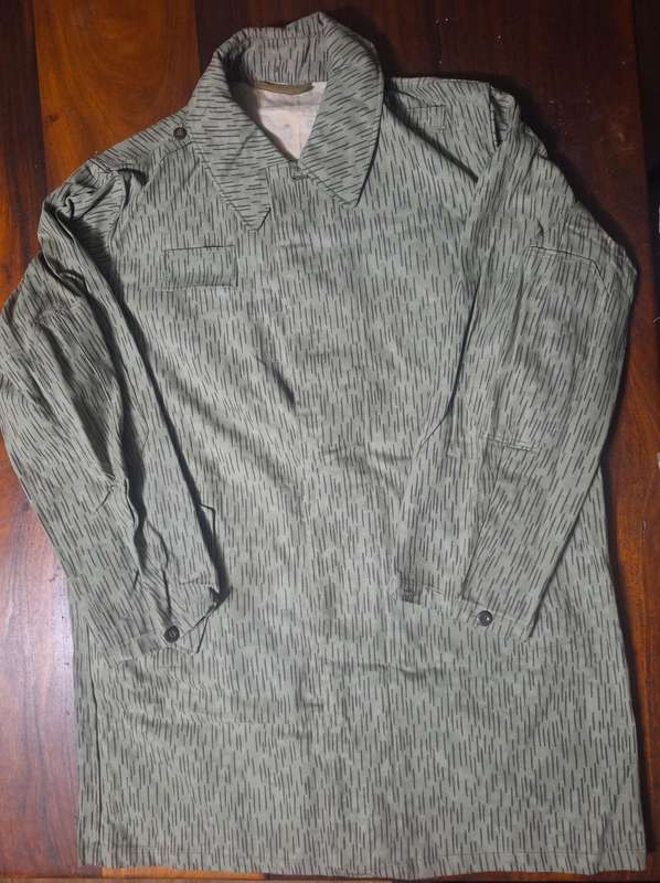 CZECH M60 PATTERN FIELD JACKET - NO LINER (RAINDROP CAMO) - 65cm ARMPIT TO ARMPIT (Fits 3XL)