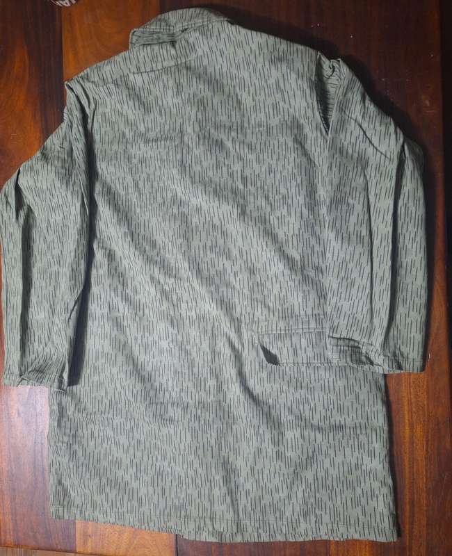 CZECH M60 PATTERN FIELD JACKET - NO LINER (RAINDROP CAMO) - 65cm ARMPIT TO ARMPIT (Fits 3XL)