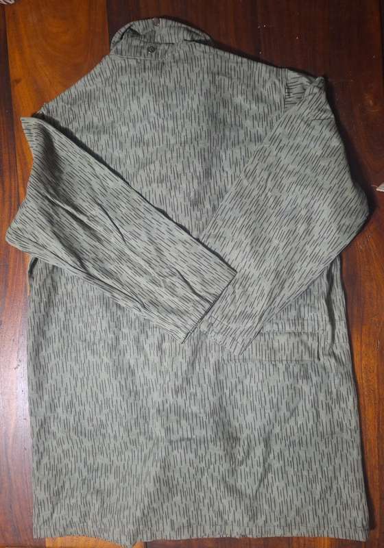 CZECH M60 PATTERN FIELD JACKET - NO LINER (RAINDROP CAMO) - 60cm ARMPIT TO ARMPIT