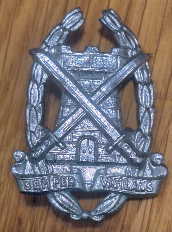 SADF - SPECIAL SERVICES CORPS CAP BADGE -LUGS  INTACT