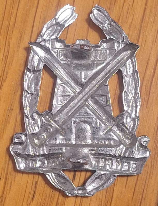 SADF - SPECIAL SERVICES CORPS CAP BADGE -LUGS  INTACT