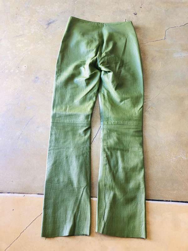 100% Cow Leather Pants from Roco Baroco