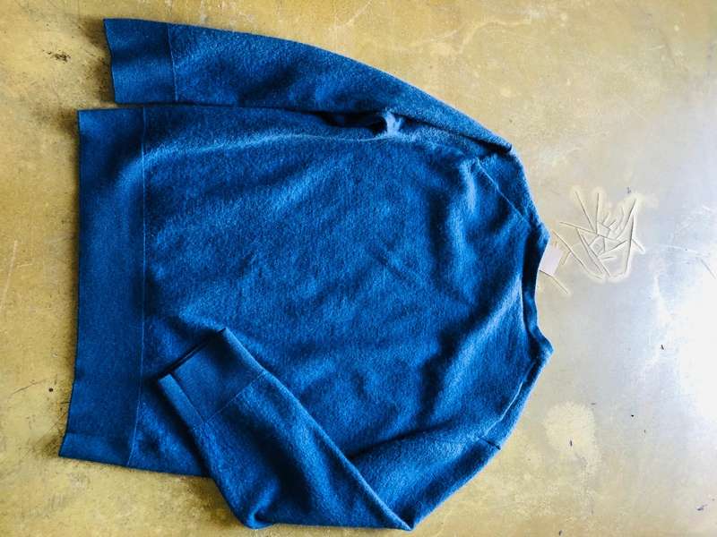 Blue 100% Cashmere jumper