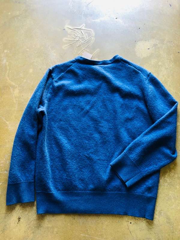 Blue 100% Cashmere jumper
