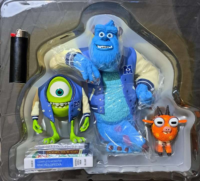 Hot Toys - Monsters Inc / University - Deluxe Set - Mike, Sully and Archie Figure