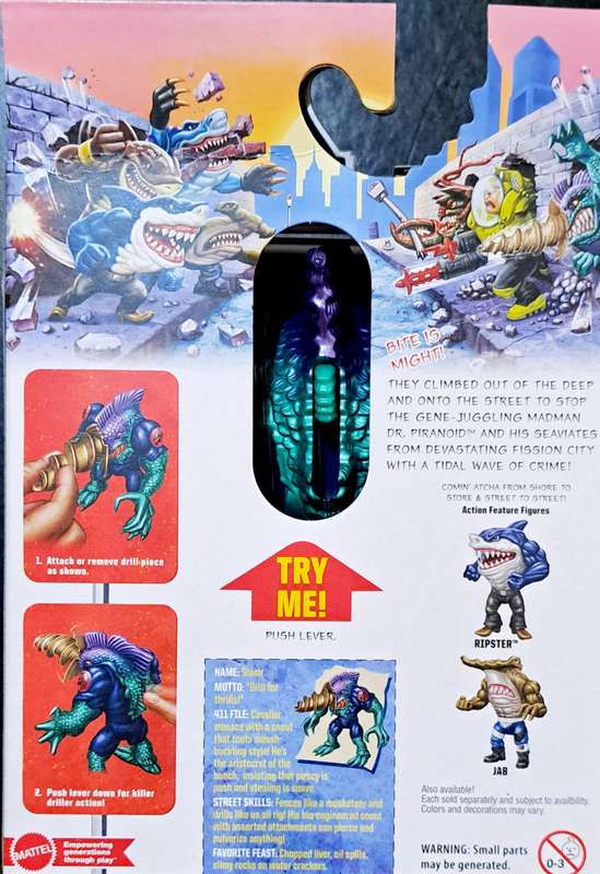 Mattel Creations Exclusive - Street Sharks 30th Anniversary - SLASH