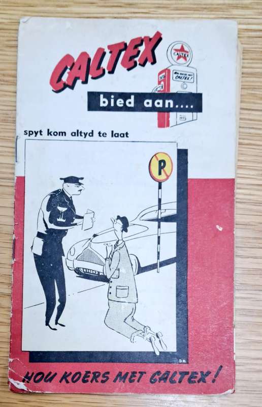 Very Rare 27 x Vintage Caltex Olympic & Disney Stickers With Vintage  "Hou Koers Met Caltex" Booklet