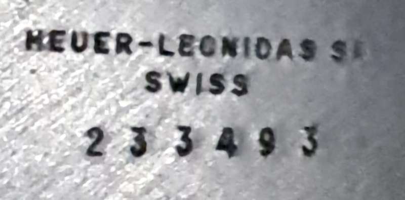 1971 Vintage Heuer Ref.570 58,5mm Leonidas Rattrapante Stopwatch Steve McQueen's "Le Mans" Movie