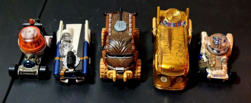 Hot Wheels - STAR WARS - Character Car Bundle - Die Cast 1:64