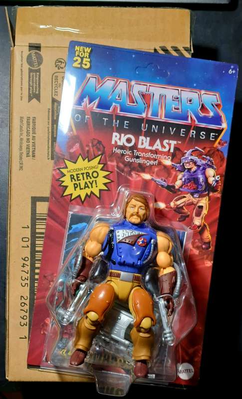 Mattel Exclusives - Masters Of The Universe - Origins - Rio Blast - Retro Play