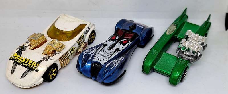 Hot Wheels - Diecast - Vintage 1998 MOTU Masters Of The Universe - Character Car Bundle