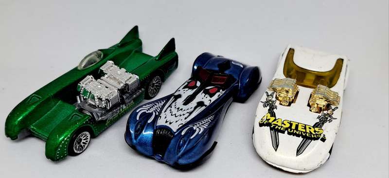 Hot Wheels - Diecast - Vintage 1998 MOTU Masters Of The Universe - Character Car Bundle