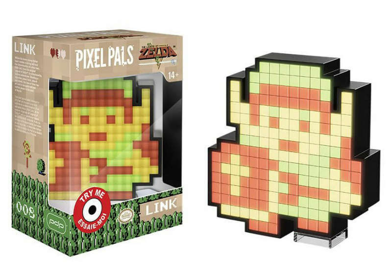 2017 Nintendo / PDP - Pixel Pal - Legend of Zelda - Link 8-Bit Light. MIB