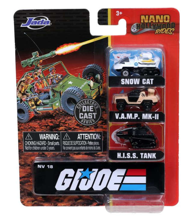 Jada - GI Joe - 3 pack Nano Die Cast Cars