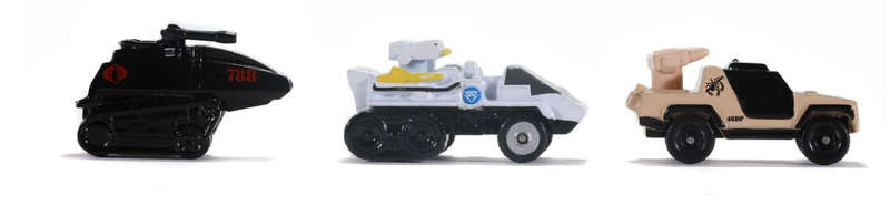 Jada - GI Joe - 3 pack Nano Die Cast Cars