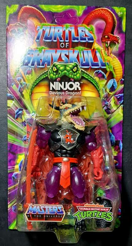 Mattel Exclusives - Masters Of The Universe - Turtles Of Grayskull - Ninjor - Devious Dragon