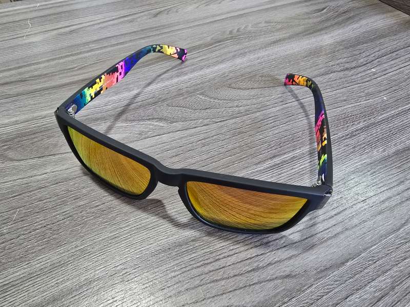 Dubery High Quality Polarized Sunglasses Classic Orange