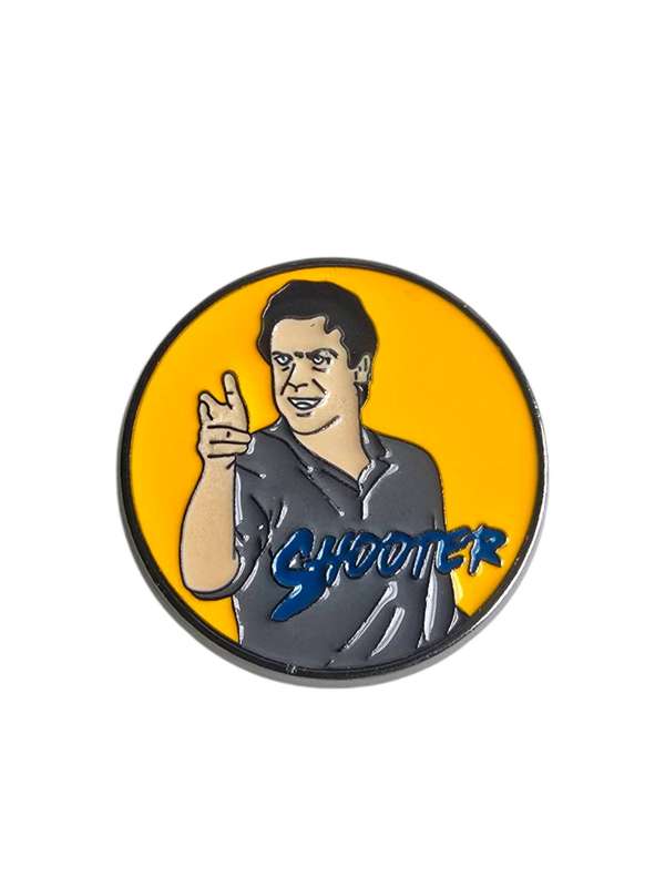 Golf Ball Marker with Magnetic Hat Clip - Happy Gilmore Themed - Shooter McGavin - Great Gift