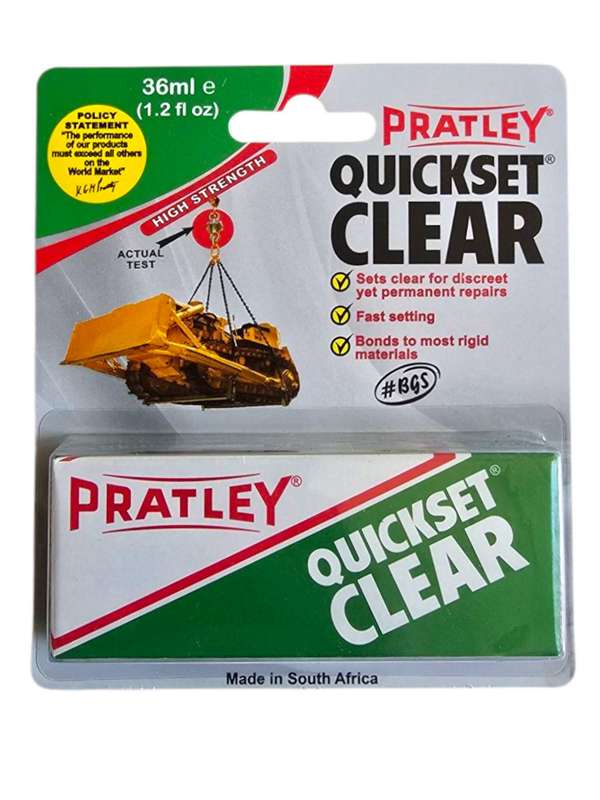 PRATLEY - Quickset Clear 36ml