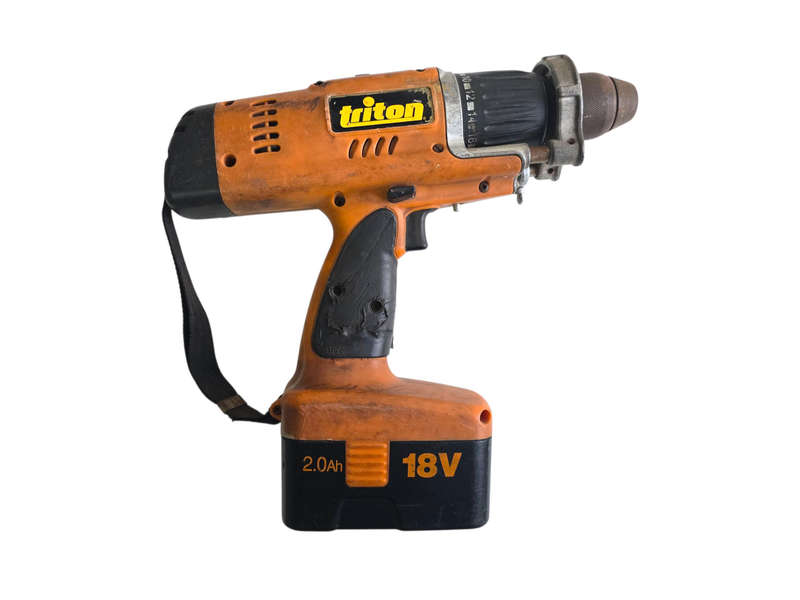 Used Triton 18V Cordless Plunge Drill + Charger