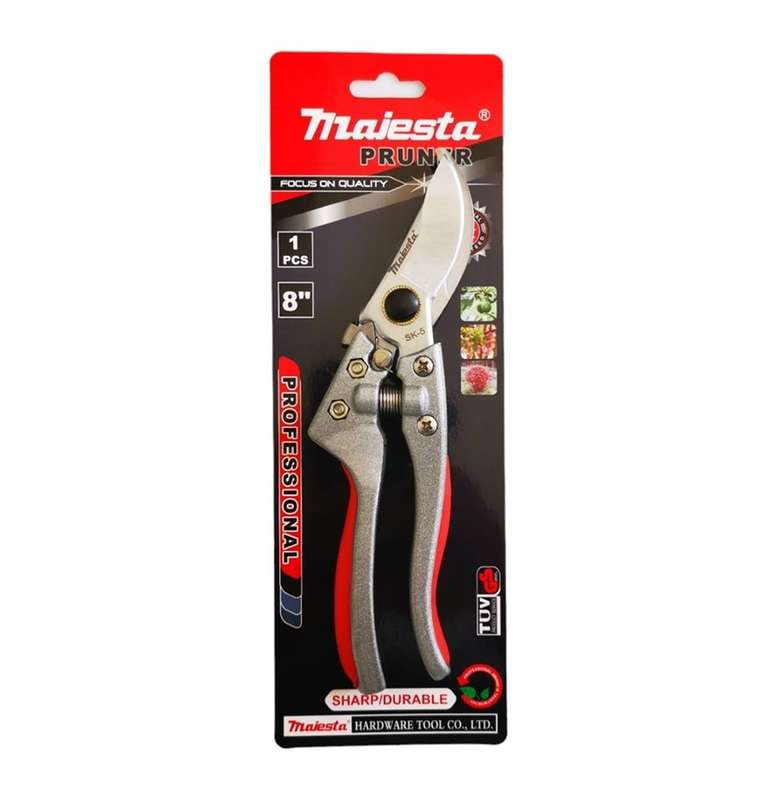 Garden Tools - Garden Pruning Shears 200mm H/Duty