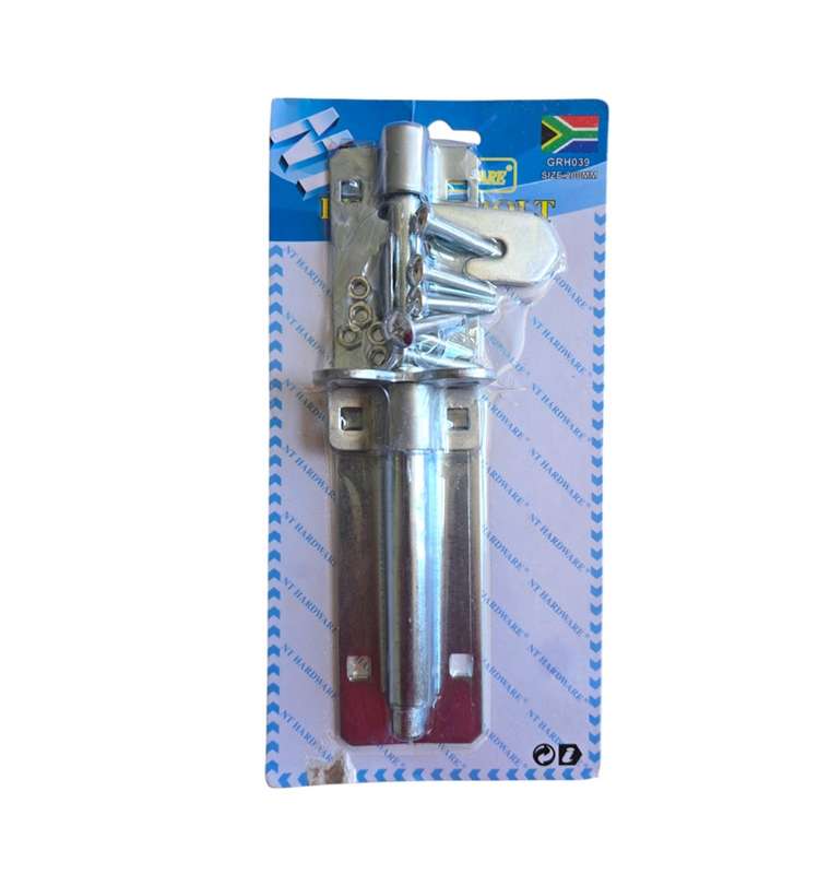 Galvanised Pad Bolt 200mm (with screws)