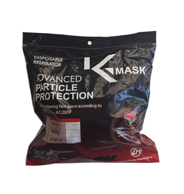 K-Mask FFP1 Disposable Respirator/Face Masks (20 Pcs)