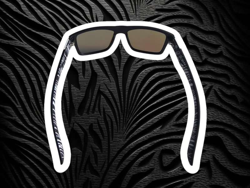 SEPFOX Polarized Sunlasses - Matte Black Frame - Blue Polarized Lenses