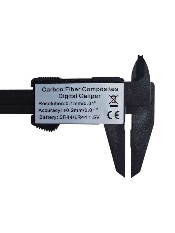 PACK OF 4  - Digital Vernier Caliper 150mm - Plastic (Carbon Fibre Composites) (Includes Battery)