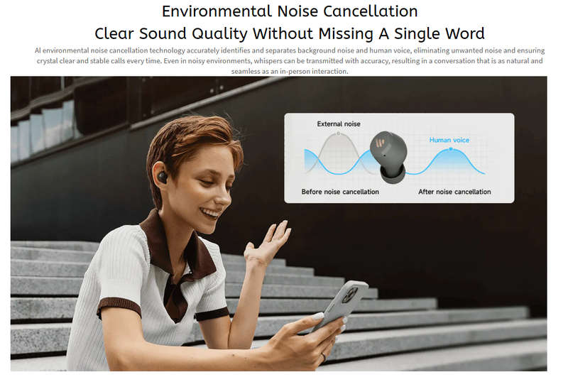 Edifier X3 Lite True Wireless Earbuds - With App Control