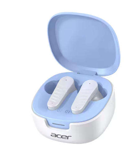 Acer TWS Wireless Earbuds - White & Blue
