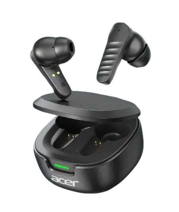 Acer TWS Wireless Earbuds - Black (UNBOXED - Brand New - Scratch on Case)