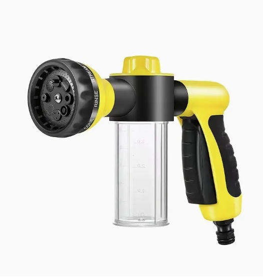Adjustable Soap Sprayer Adaptor for Garden Hose Pipe