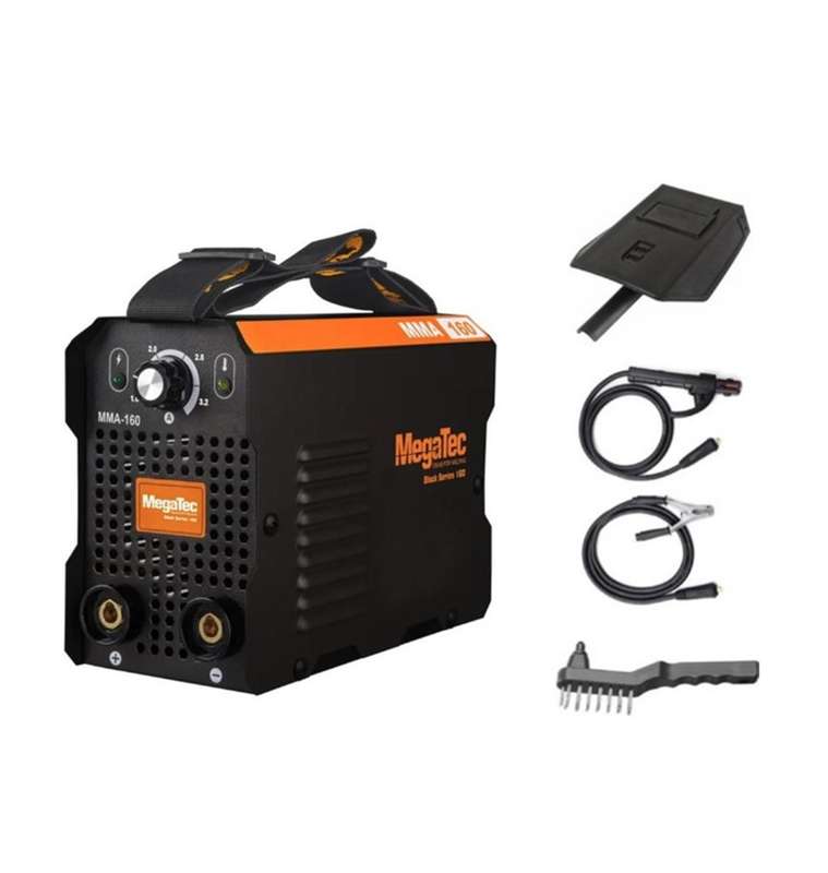 MegaTec 160A Black Series DC MMA Inverter Welder Kit