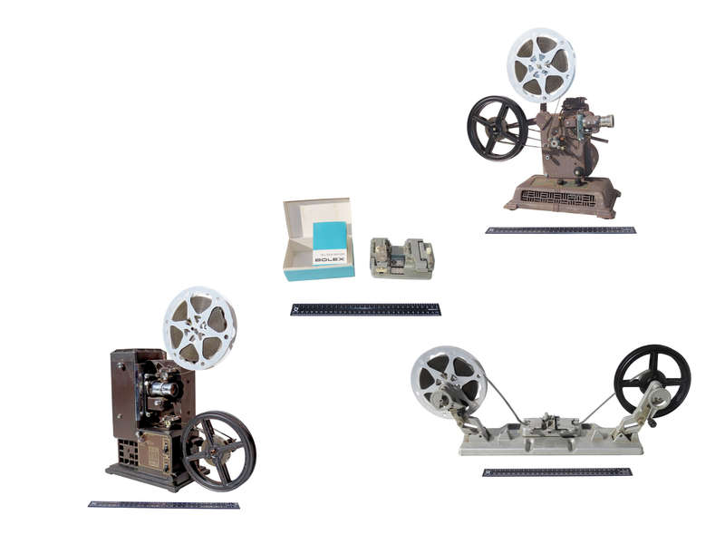 Vintage Movie Film Projector and Camera Collection - 20 Items - 16mm and 8mm