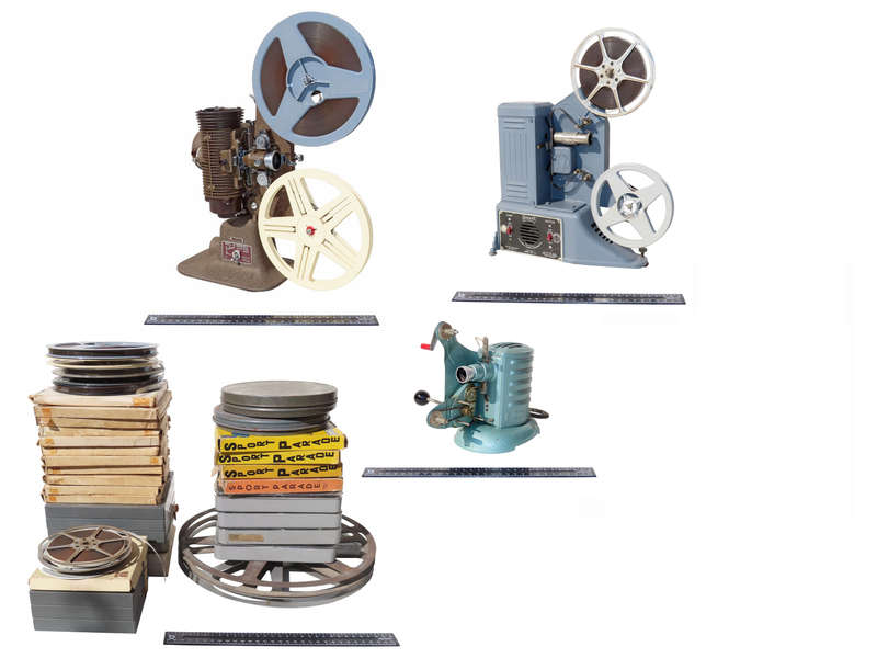Vintage Movie Film Projector and Camera Collection - 20 Items - 16mm and 8mm
