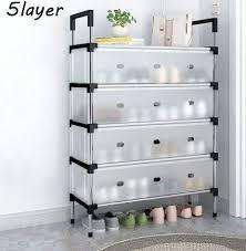 High-Quality 5-Layer Large-Capacity Dust-Proof Shoe/Storage Rack