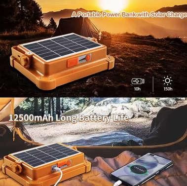 500W Solar LED Flood Light with 4 ligthing Modes