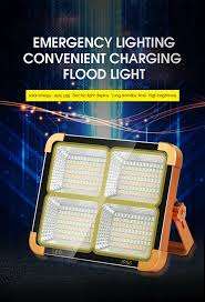 MASSIVE 1000W Solar LED Flood Light with 4 ligthing Modes