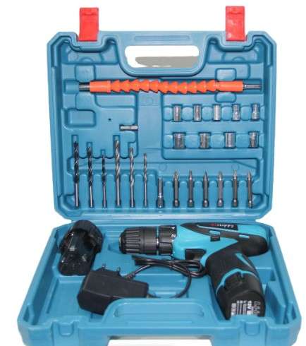 25 in 1 Cordless Rechargeable Drill Set with lithium ion battery - 12V