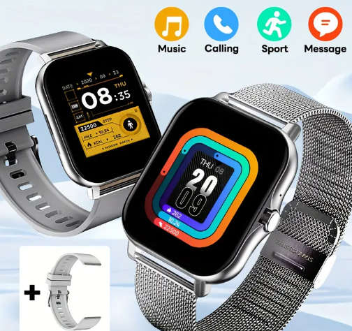 The latest elegant UNISEX smartwatch WITH Extra band and multiple functions