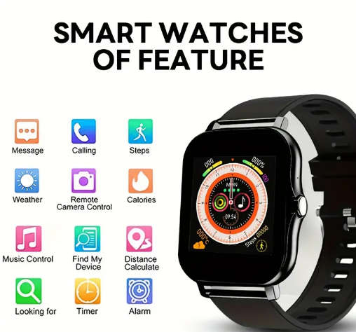 The latest elegant UNISEX smartwatch WITH Extra band and multiple functions