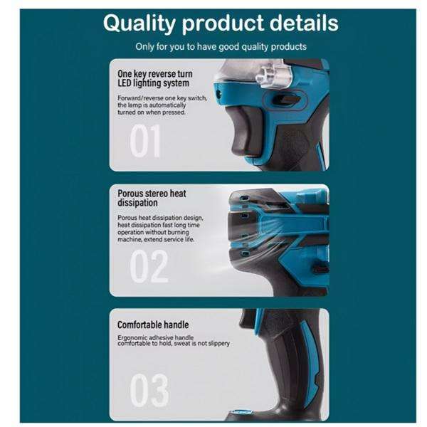 Hitman Rechargeable 360nm Electric Impact Wrench