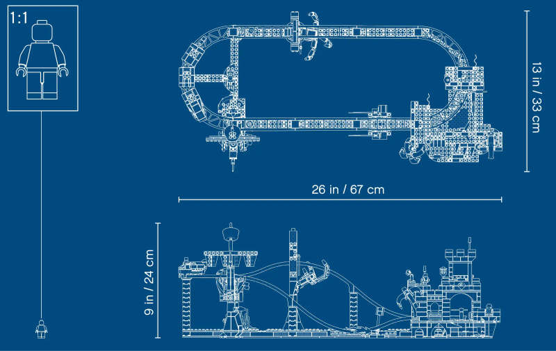 LEGO® Creator 3 in 1 - Pirate Roller Coaster (31084)