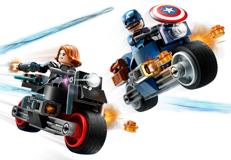 LEGO® Marvel - Black Widow & Captain America Motorcycles (76260)