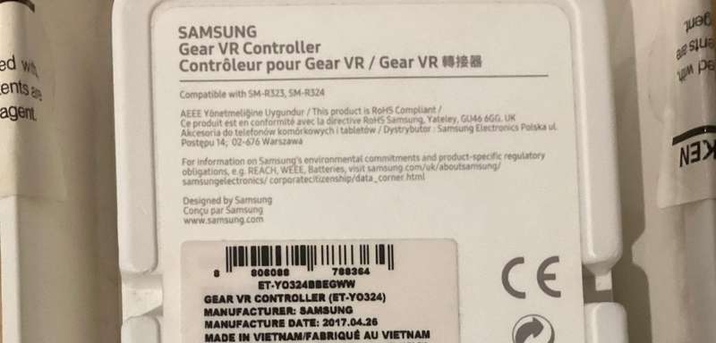Samsung GEAR ET-YO324 VR Controller